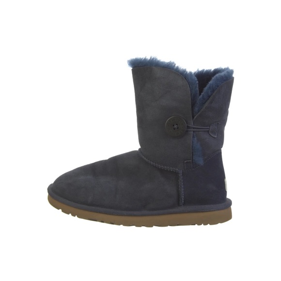 UGG Shoes - UGG Bailey Button Suede Mid-Calf Boots